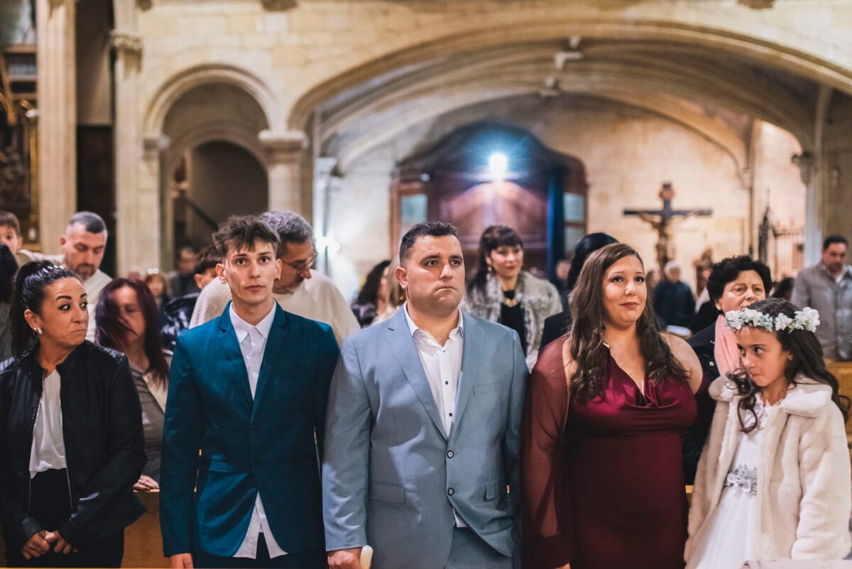 Ceremonia de bautizo y comunión en la Prioral de Sant Pere Reus
